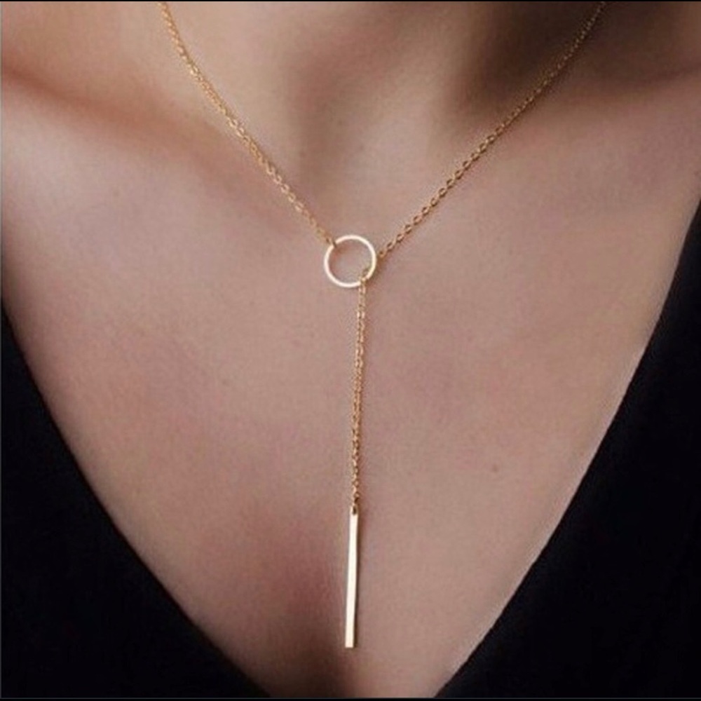 Bohemian geometric adjustable choker necklace